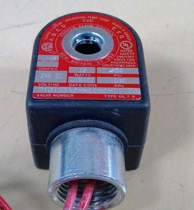 Parker Fluid Control 71215SN2MN00N0H111C2 Safety Shutoff Valve                6E