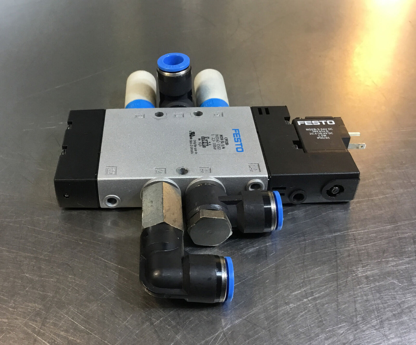 FESTO  CPE18-M1H-5L-1/4  163142 SOLENOID VALVE PNEUMATICS      6B