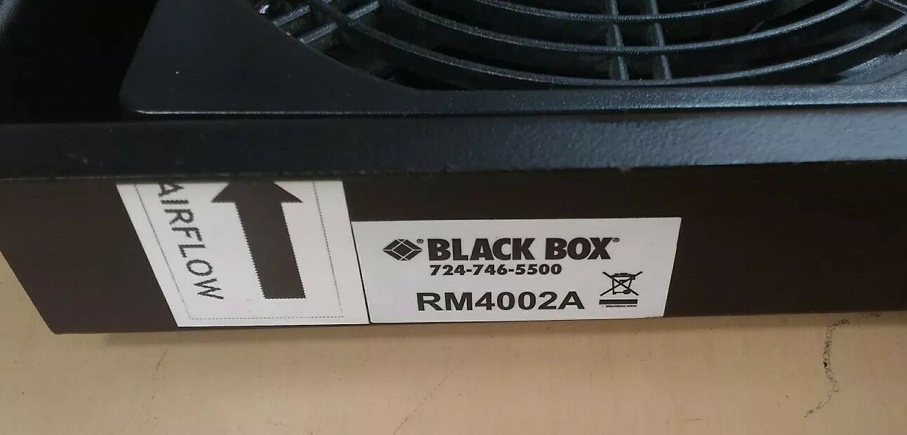 BLACK BOX RM4002A WALLMOUNT CABNET FAN                      4C