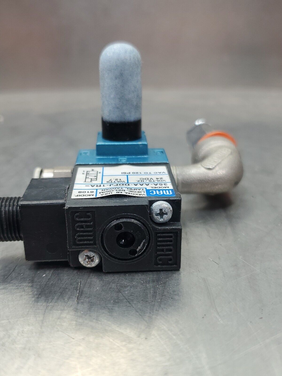 MAC 35A-AAA-DDFJ-1RA 3-Port Electronic Control Solenoid Valve.             6E-11