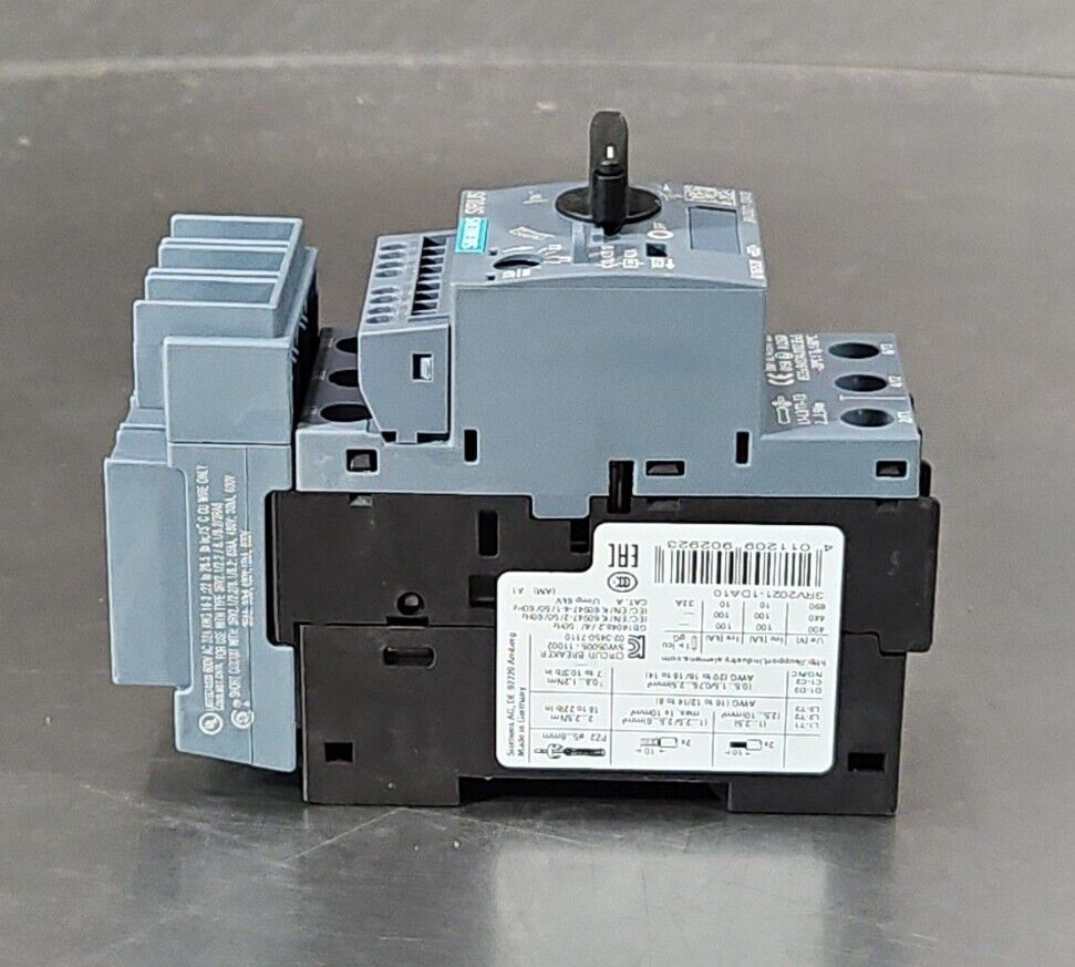 Siemens 3RV2021-1DA10 Circuit Breaker                                   4E-17