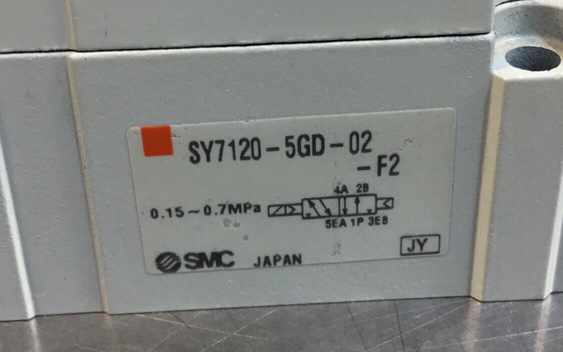 SMC  SY7120-5GD-02-F2  Solenoid 0.15-0.7MPa    Loc.6A