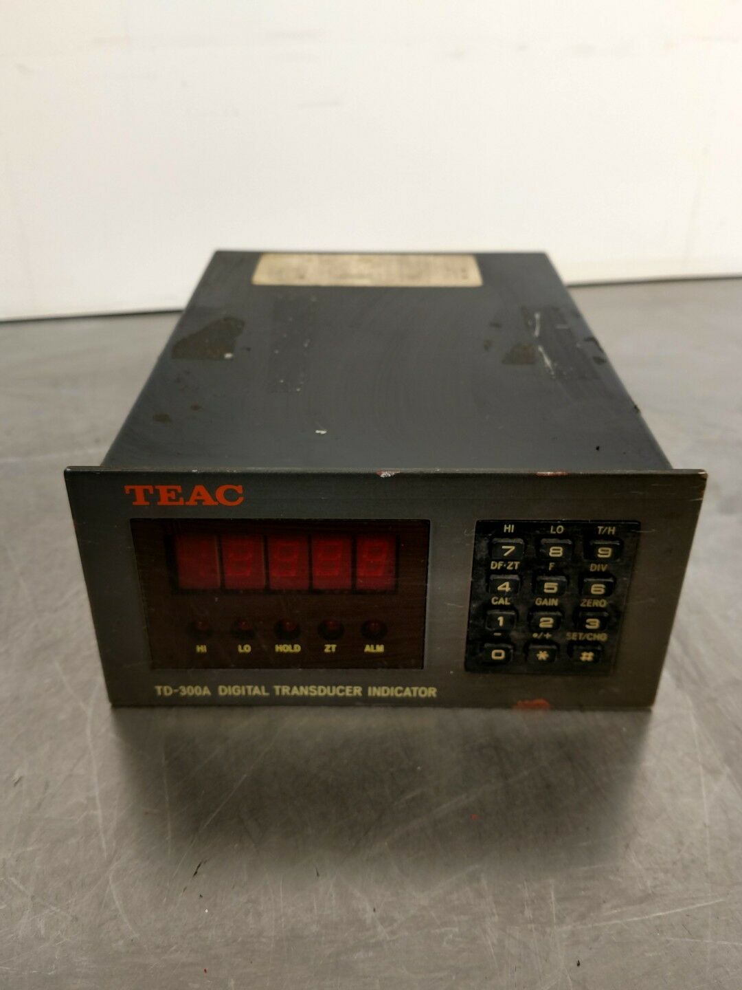 TEAC TD-300A DIGITAL TRANSDUCER INDICATOR TD300A AC100V 3 INPUTS BIN#5