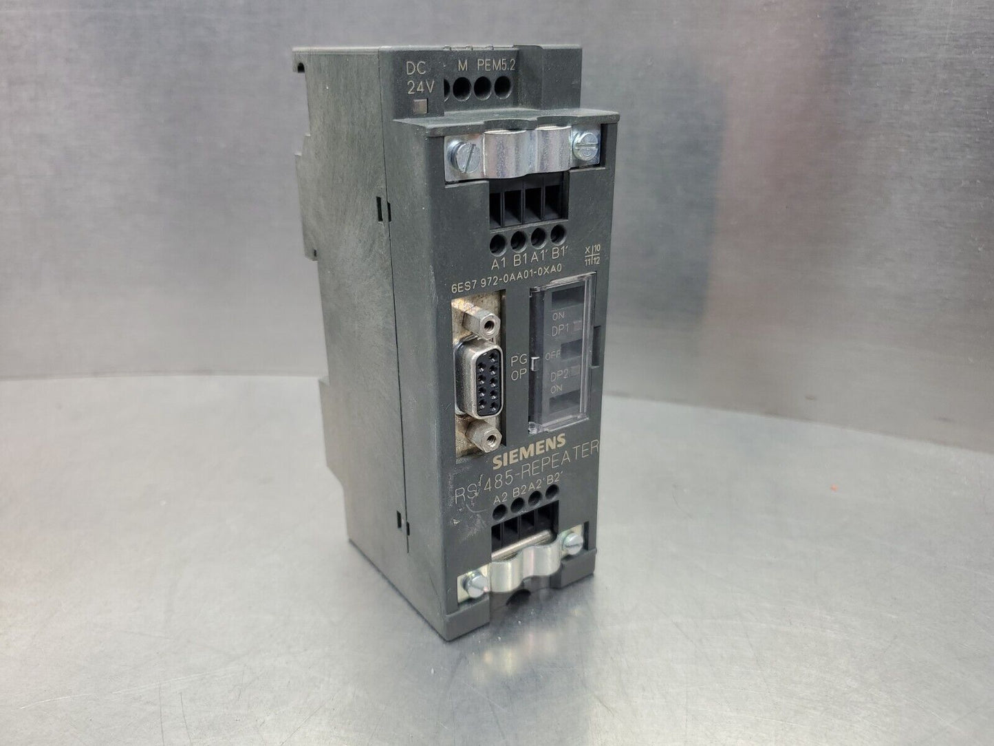 SIEMENS 6ES7 972-0AA01-0XA0 SIMATIC RS-485 REPEATER MODULE.                3D-27