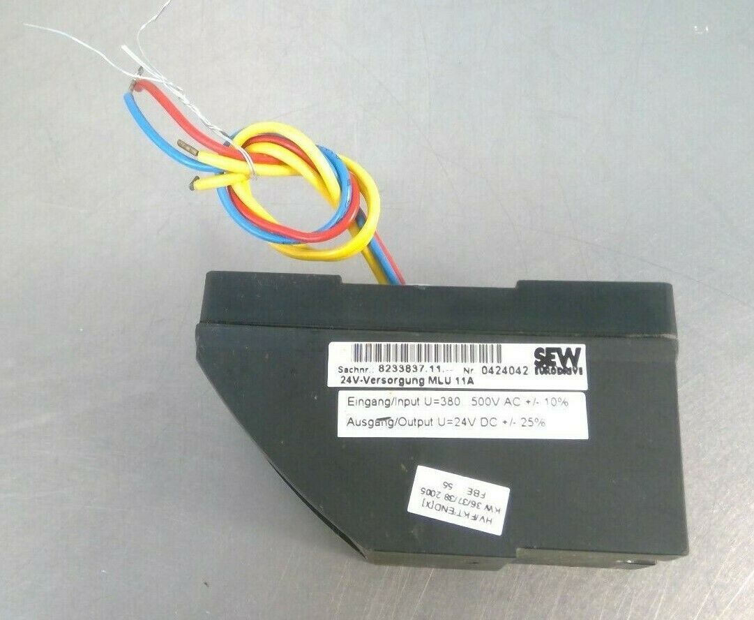 SEW EURODRIVE 8233837 Power Supply - 0424042 In:380...500VAC Out:24VDC        1E