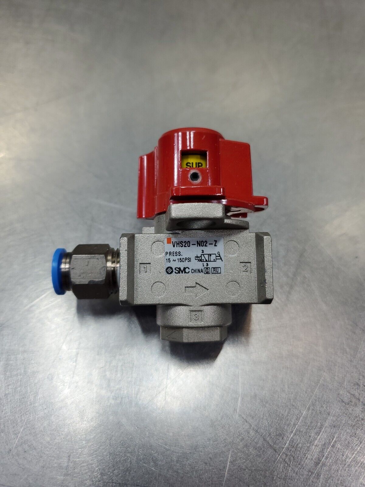 SMC VHS20-N02-Z 3-Port 15-150 PSI Lock Out Valve.                             6D