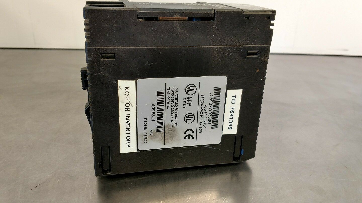 GE Fanuc IC693PWR330G High Capacity PLC Power Supply Series 90-30 BIN#4