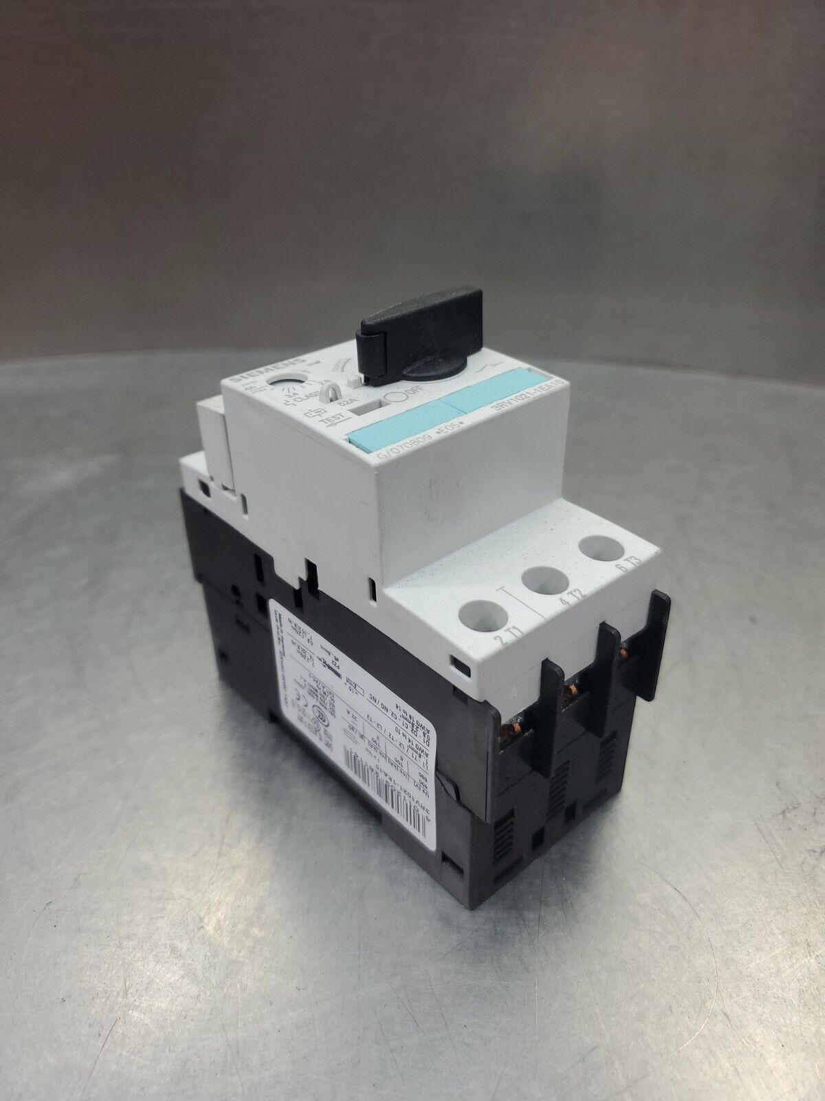 SIEMENS 3RV1021-1EA10 Motor Protection Circuit Breaker.                     4C-1