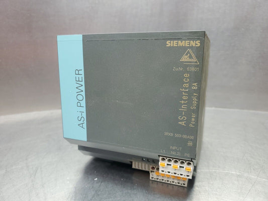 SIEMENS 3RX9 503-0BA00 8A AS-INTERFACE POWER SUPPLY.                          4H