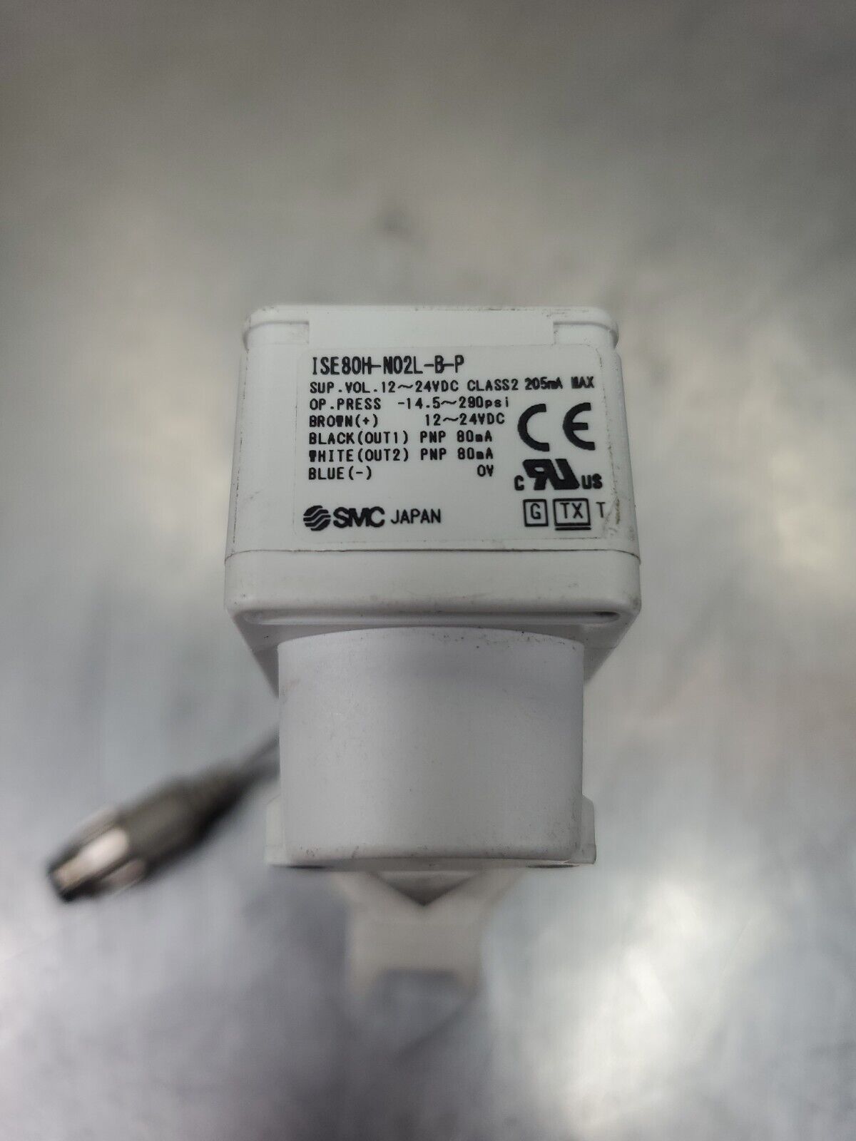 SMC ISE80H-N02L-B-P 12~24VDC Digital Pressure Switch.                      6D-11