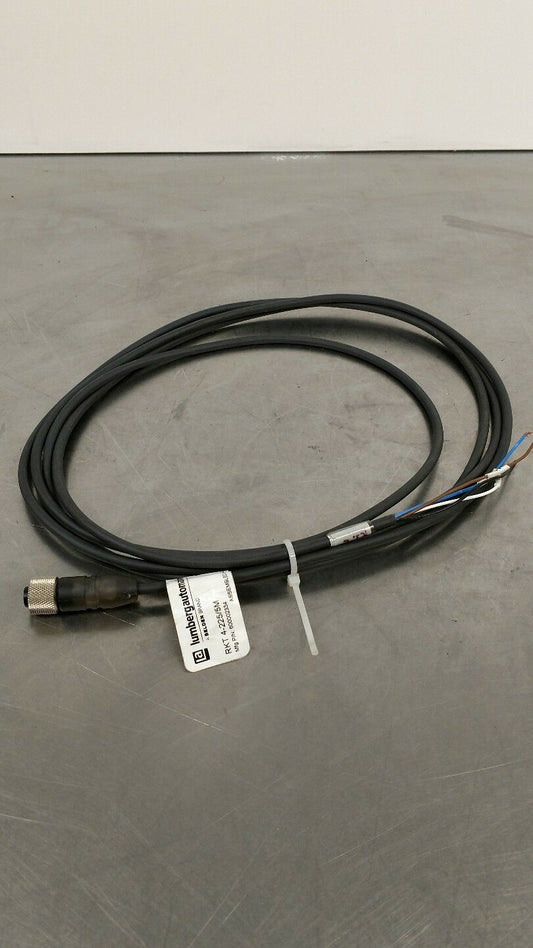 LUMBERG AUTOMATION RKT 4-225/5M CABLE, 5METERS, FEMALE, STRAIGHT 6A